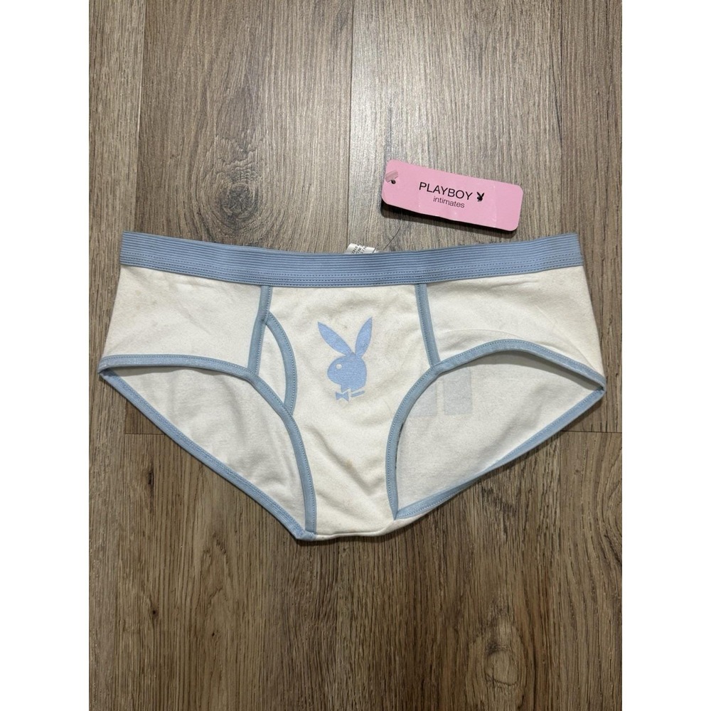 Y2K Vintage Playboy Bunny Head HOT‎ Briefs Underwear Size M - Picture 2 of 16